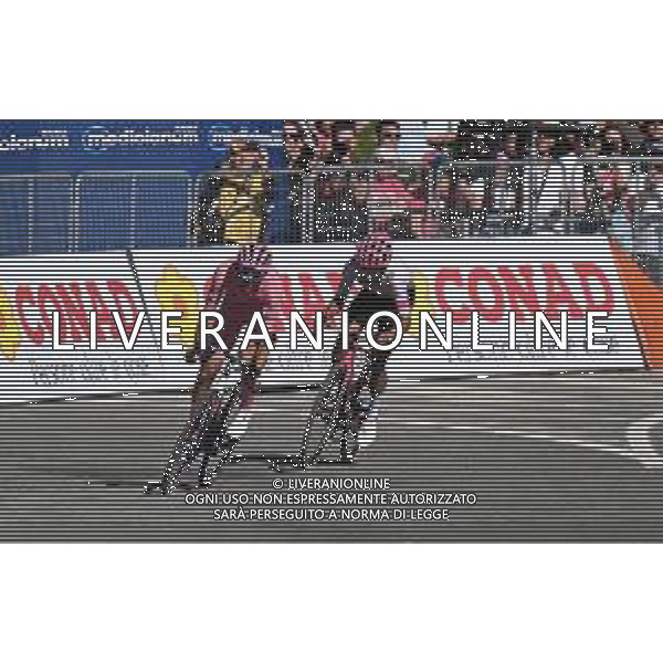 30-05-2025 Giro D\'italia; Tappa 19 Biella - Champoluc; 2025, Uae Team Emirates - Xrg; 2025, Ef Education - Easypost; Del Toro Romero, Isaac; Carapaz Antonio, Richard Antonio; Champoluc; ©SIROTTI - AGENZIA ALDO LIVERANI SAS