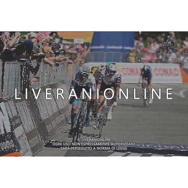 30-05-2025 Giro D\'italia; Tappa 19 Biella - Champoluc; 2025, Bahrain - Victorious; Caruso, Damiano; Champoluc; ©SIROTTI - AGENZIA ALDO LIVERANI SAS