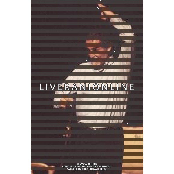 DIAP-RETROSPETTIVA VITTORIO GASSMAN ATTORE NELLA FOTO VITTORIO GASSMAN IN TEATRO AG THEMA-AG ALDO LIVERANI SAS