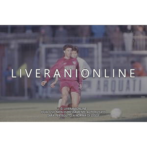 DIAP-RETROSPETTIVA ZANNONI DAVIDE CALCIATORE NELLA FOTO DAVIDE ZANNONI CON LA MAGLIA DELLA REGGIANA CALCIO AG ALDO LIVERANI SAS