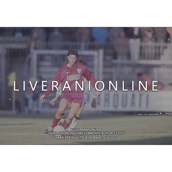 DIAP-RETROSPETTIVA ZANNONI DAVIDE CALCIATORE NELLA FOTO DAVIDE ZANNONI CON LA MAGLIA DELLA REGGIANA CALCIO AG ALDO LIVERANI SAS