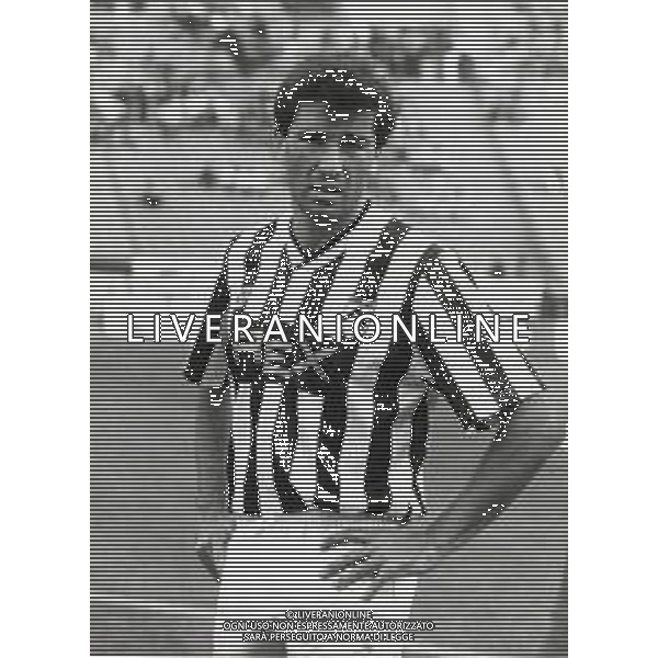 ST-RETROSPETTIVA ZANNONI DAVIDE CALCIATORE NELLA FOTO DAVIDE ZANNONI CON LA MAGLIA DELL\'UDINESE CALCIO AG ALDO LIVERANI SAS