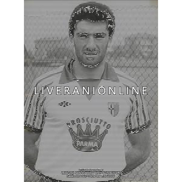 ST-RETROSPETTIVA ZANNONI DAVIDE CALCIATORE NELLA FOTO DAVIDE ZANNONI CON LA MAGLIA DEL PARMA CALCIO AG ALDO LIVERANI SAS