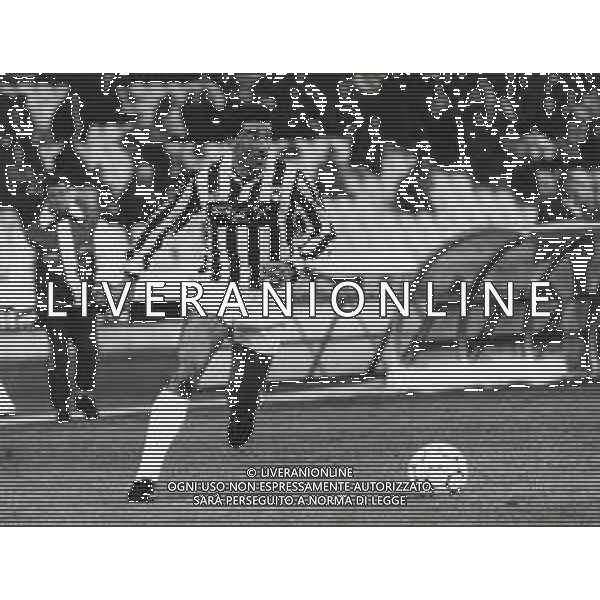 ST-RETROSPETTIVA ZANNONI DAVIDE CALCIATORE NELLA FOTO DAVIDE ZANNONI CON LA MAGLIA DELL\'UDINESE CALCIO AG ALDO LIVERANI SAS