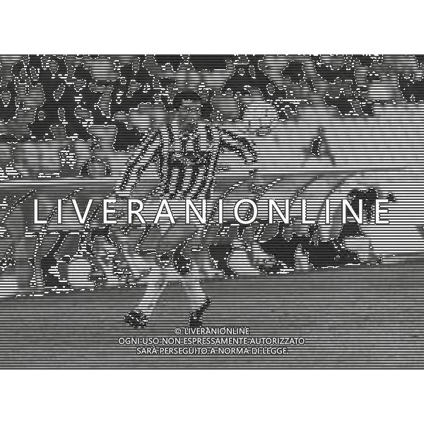 ST-RETROSPETTIVA ZANNONI DAVIDE CALCIATORE NELLA FOTO DAVIDE ZANNONI CON LA MAGLIA DELL\'UDINESE CALCIO AG ALDO LIVERANI SAS