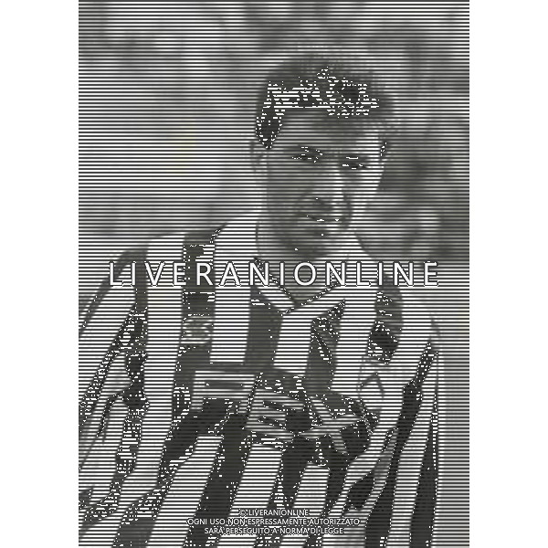 ST-RETROSPETTIVA ZANNONI DAVIDE CALCIATORE NELLA FOTO DAVIDE ZANNONI CON LA MAGLIA DELL\'UDINESE CALCIO AG ALDO LIVERANI SAS