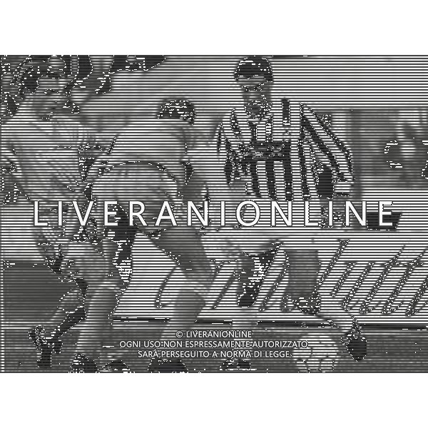 ST-RETROSPETTIVA ZANNONI DAVIDE CALCIATORE NELLA FOTO DAVIDE ZANNONI CON LA MAGLIA DELL\'UDINESE CALCIO AG ALDO LIVERANI SAS