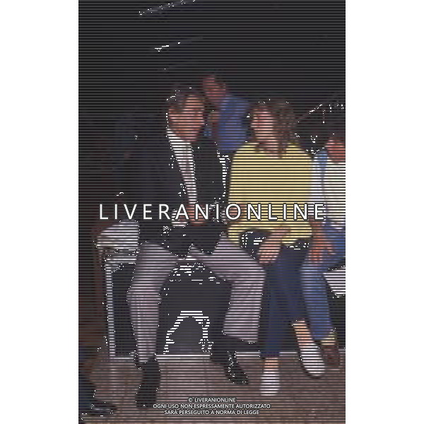 DIAP-RETROSPETTIVA WALTER CHIARI ATTORE NELLA FOTO WALTER CHIARI CON STEFANIA CRAXI AG ALDO LIVERANI SAS 