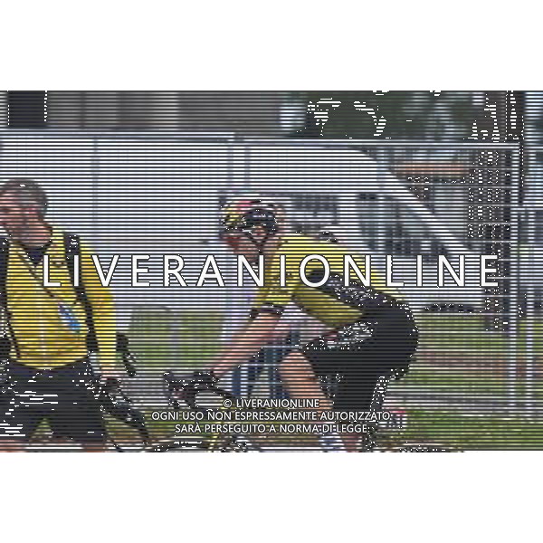 31-05-2025 Giro D\'italia; Tappa 20 Verres - Sestriere; 2025, Visma - Lease A Bike; Van Aert, Wout; Sestriere; ©SIROTTI - AGENZIA ALDO LIVERANI SAS