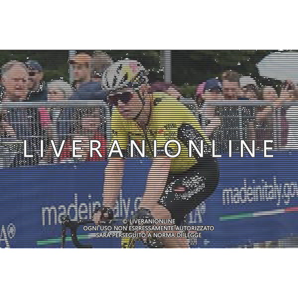 31-05-2025 Giro D\'italia; Tappa 20 Verres - Sestriere; 2025, Visma - Lease A Bike; Van Aert, Wout; Sestriere; ©SIROTTI - AGENZIA ALDO LIVERANI SAS