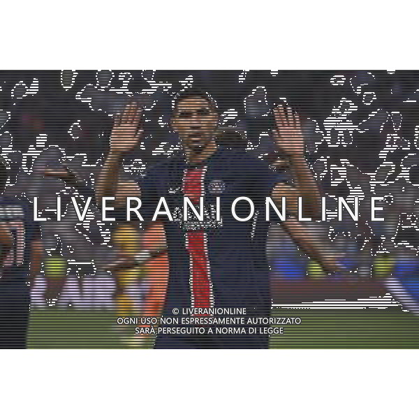 TVRG Paris Saint-Germain vs Inter nella foto Achraf Hakimi (Paris Saint-Germain) esultanza dopo il gol dell\'1 a 0 Monaco di Baviera (GER) 31-05-2025 Munich Football Arena - Allianz Arena UEFA Champions League - finale foto Roberto Garavaglia/Agenzia Aldo Liverani sas