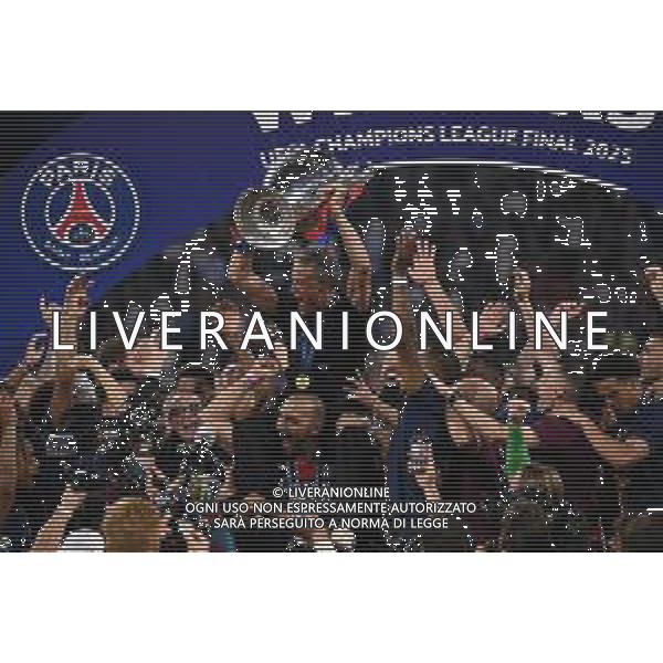 TVRG Paris Saint-Germain vs Inter nella foto Luis Enrique Martinez Garcia allenatore Paris Saint-Germain Monaco di Baviera (GER) 31-05-2025 Munich Football Arena - Allianz Arena UEFA Champions League - finale foto Roberto Garavaglia/Agenzia Aldo Liverani sas