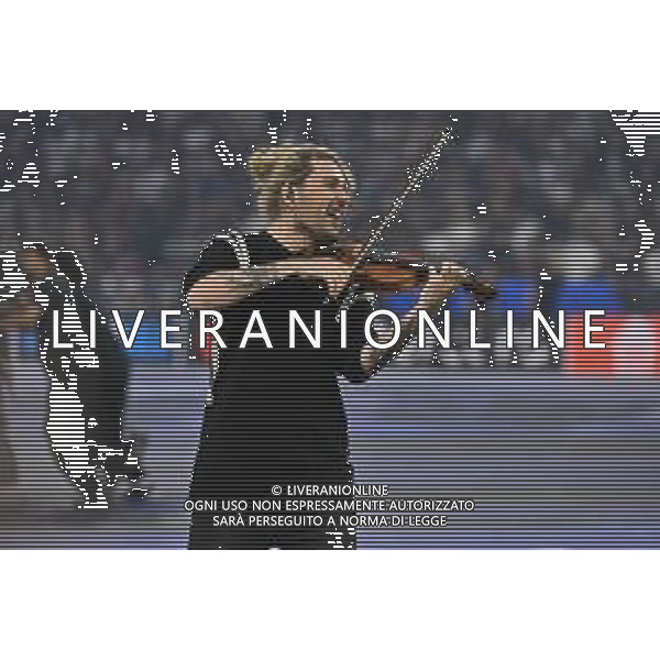 TVRG Paris Saint-Germain vs Inter nella foto l\'esibizione di David Garrett prima della gara Monaco di Baviera (GER) 31-05-2025 Munich Football Arena - Allianz Arena UEFA Champions League - finale foto Roberto Garavaglia/Agenzia Aldo Liverani sas
