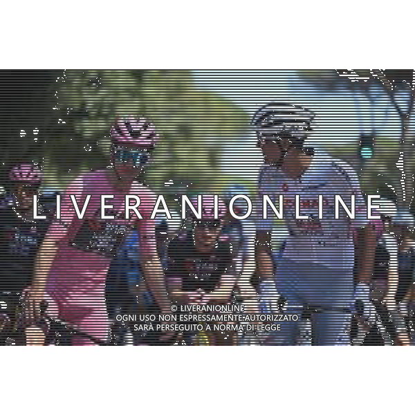 01-06-2025 Giro D\'italia; Tappa 21 Roma - Roma; 2025, Uae Team Emirates - Xrg; 2025, Visma - Lease A Bike; Del Toro Romero, Isaac; Yates, Simon; Roma; ©SIROTTI - AGENZIA ALDO LIVERANI SAS