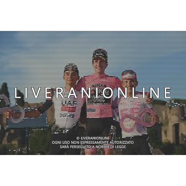 01-06-2025 Giro D\'italia; Tappa 21 Roma - Roma; 2025, Visma - Lease A Bike; 2025, Uae Team Emirates - Xrg; 2025, Ef Education - Easypost; Yates, Simon; Del Toro Romero, Isaac; Carapaz Antonio, Richard Antonio; Roma; ©SIROTTI - AGENZIA ALDO LIVERANI SAS