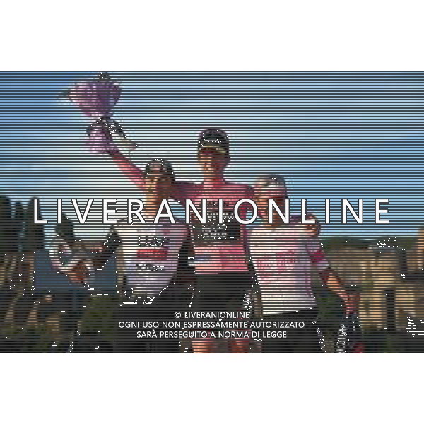 01-06-2025 Giro D\'italia; Tappa 21 Roma - Roma; 2025, Visma - Lease A Bike; 2025, Uae Team Emirates - Xrg; 2025, Ef Education - Easypost; Yates, Simon; Del Toro Romero, Isaac; Carapaz Antonio, Richard Antonio; Roma; ©SIROTTI - AGENZIA ALDO LIVERANI SAS