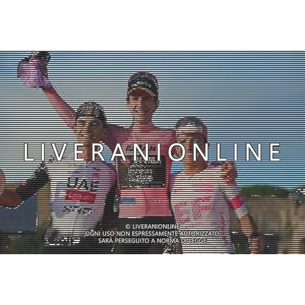 01-06-2025 Giro D\'italia; Tappa 21 Roma - Roma; 2025, Visma - Lease A Bike; 2025, Uae Team Emirates - Xrg; 2025, Ef Education - Easypost; Yates, Simon; Del Toro Romero, Isaac; Carapaz Antonio, Richard Antonio; Roma; ©SIROTTI - AGENZIA ALDO LIVERANI SAS