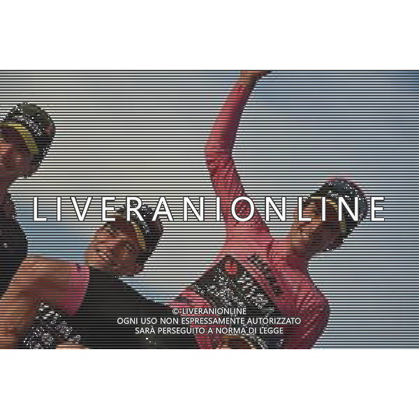 01-06-2025 Giro D\'italia; Tappa 21 Roma - Roma; 2025, Visma - Lease A Bike; Yates, Simon; Van Aert, Wout; Roma; ©SIROTTI - AGENZIA ALDO LIVERANI SAS