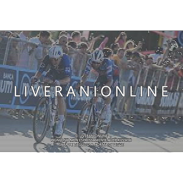 01-06-2025 Giro D\'italia; Tappa 21 Roma - Roma; 2025, Groupama - Fdj; 2025, Soudal - Quick Step; Paleni, Enzo; Cerny, Josef; Roma; ©SIROTTI - AGENZIA ALDO LIVERANI SAS
