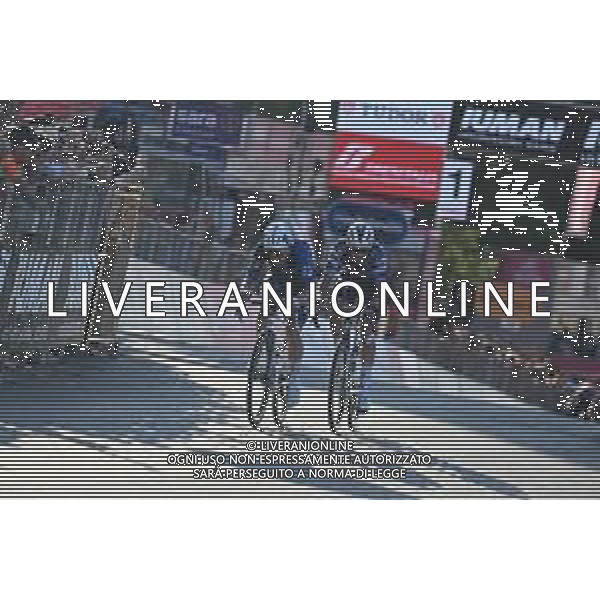 01-06-2025 Giro D\'italia; Tappa 21 Roma - Roma; 2025, Groupama - Fdj; 2025, Soudal - Quick Step; Paleni, Enzo; Cerny, Josef; Roma; ©SIROTTI - AGENZIA ALDO LIVERANI SAS