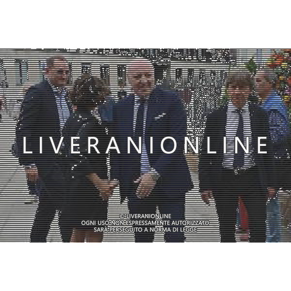 TVRG Funerale Pellegrini nella foto Giuseppe Marotta presidente Inter Milano 04-06-2025 Funerale di Ernesto Pellegrini presso la Basilica di Sant\'Ambrogio foto Roberto Garavaglia/Agenzia Aldo Liverani sas