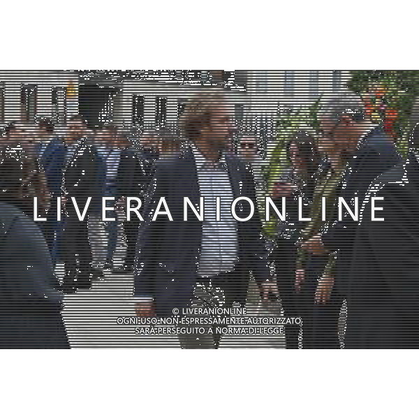 TVRG Funerale Pellegrini nella foto Gianfelice Facchetti Milano 04-06-2025 Funerale di Ernesto Pellegrini presso la Basilica di Sant\'Ambrogio foto Roberto Garavaglia/Agenzia Aldo Liverani sas