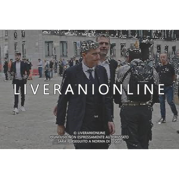 TVRG Funerale Pellegrini nella foto Enrico Pazzali Milano 04-06-2025 Funerale di Ernesto Pellegrini presso la Basilica di Sant\'Ambrogio foto Roberto Garavaglia/Agenzia Aldo Liverani sas