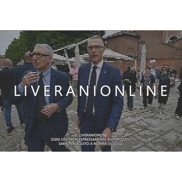 TVRG Funerale Pellegrini nella foto Giuseppe Bergomi Milano 04-06-2025 Funerale di Ernesto Pellegrini presso la Basilica di Sant\'Ambrogio foto Roberto Garavaglia/Agenzia Aldo Liverani sas