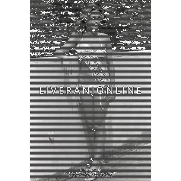 NEG-RETROSPETTIVA RAMONA DELL\'ABATE CONDUTTRICE TELEVISIVA ITALIANA NELLA FOTO RAMONA DELL\'ABATE NELL\'ANNO 1978 MISS CINEMA AG ALDO LIVERANI SAS