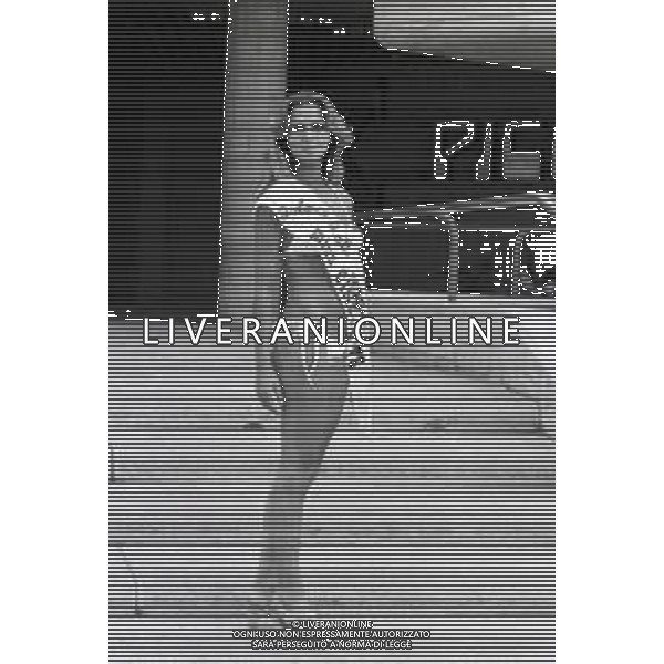 NEG-RETROSPETTIVA RAMONA DELL\'ABATE CONDUTTRICE TELEVISIVA ITALIANA NELLA FOTO RAMONA DELL\'ABATE NELL\'ANNO 1978 MISS CINEMA AG ALDO LIVERANI SAS