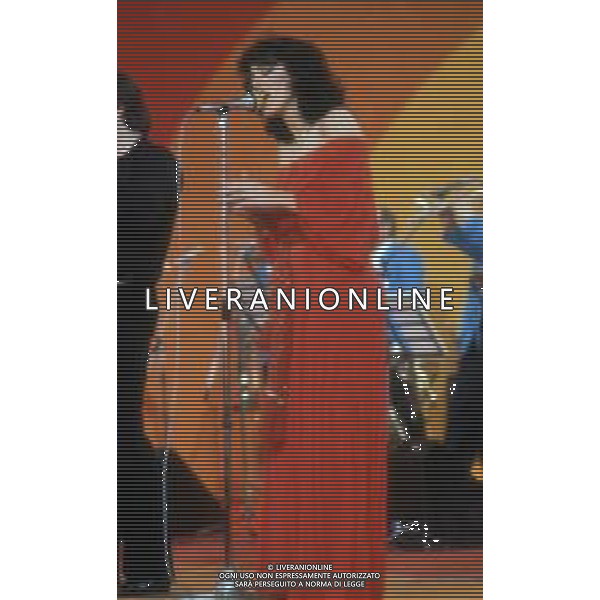 DIAP-RETROSPETTIVA DORA MORONI CANTANTE E PRESENTATRICE TELEVISIVA NELLA FOTO DORA MORONI AL FESTIVAL DI SANREMO NELL\'ANNO 1978 AG ALDO LIVERANI SAS