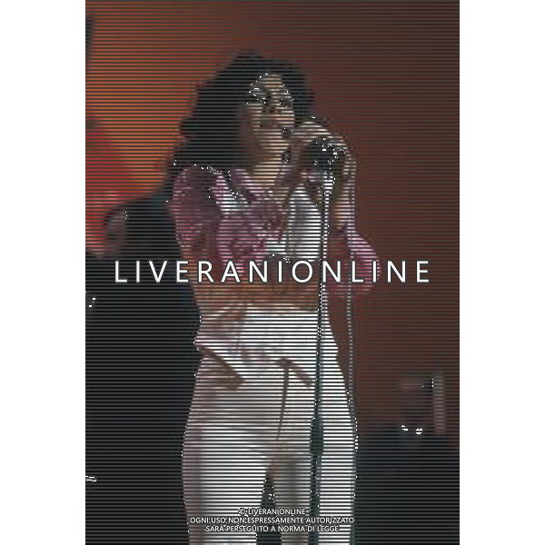 DIAP-RETROSPETTIVA DORA MORONI CANTANTE E PRESENTATRICE TELEVISIVA NELLA FOTO DORA MORONI AL FESTIVAL DI SANREMO NELL\'ANNO 1978 AG ALDO LIVERANI SAS