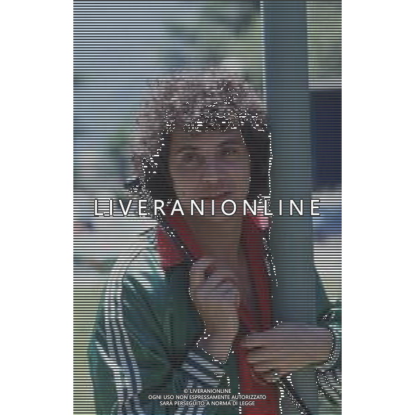 DIAP-RETROSPETTIVA PATRICK HERNANDEZ CANTANTE NELLA FOTO PATRCK HERNANDEZ NELL\'ANNO 1979 AG ALDO LIVERANI SAS