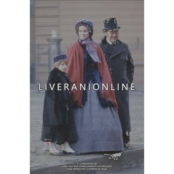 DIAP-RETROSPETTIVA LAURA ANTONELLI ATTRICE NELLA FOTO LAURA ANTONELLI SULBSET DEL FILM “PASSIONE D\'AMORE“ NELL\'ANNO 1981 AG GIOVANNI LIVERANI-AG ALDO LIVERANI SAS