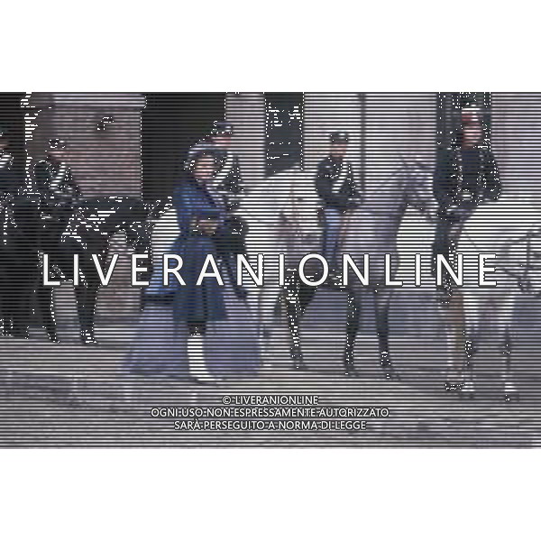 DIAP-RETROSPETTIVA LAURA ANTONELLI ATTRICE NELLA FOTO LAURA ANTONELLI SULBSET DEL FILM “PASSIONE D\'AMORE“ NELL\'ANNO 1981 AG GIOVANNI LIVERANI-AG ALDO LIVERANI SAS
