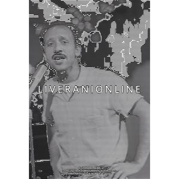 NEG-RETROSPETTIVA UMBERTO BALSAMO CANTANTE NELLA FOTO UMBERTO BALSAMO A SAINT VINCENT NELL\'ANNO 1980 AG ALDO LIVERANI SAS