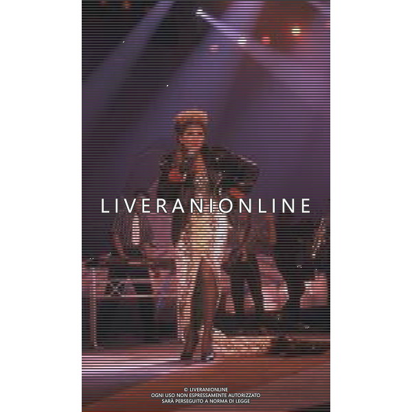 DIAP-RETROSPETTIVA AIDA COOPER CANTANTE NELLA FOTO AIDA COOPER NELL\'ANNO 1989 AG DFP-AG ALDO LIVERANI SAS