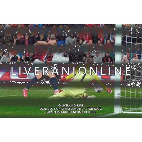 TVEM June 06, 2025 Oslo, Norway - Norway vs Italy - FIFA World Cup 2026 European Qualifier - Ullevaal Stadion. In the pic: Alexander Sorloth of Norway scores a goal of 1-0 ©Emmanuele Mastrodonato - AGENZIA ALDO LIVERANI SAS
