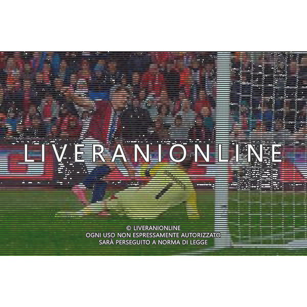 TVEM June 06, 2025 Oslo, Norway - Norway vs Italy - FIFA World Cup 2026 European Qualifier - Ullevaal Stadion. In the pic: Alexander Sorloth of Norway scores a goal of 1-0 ©Emmanuele Mastrodonato - AGENZIA ALDO LIVERANI SAS