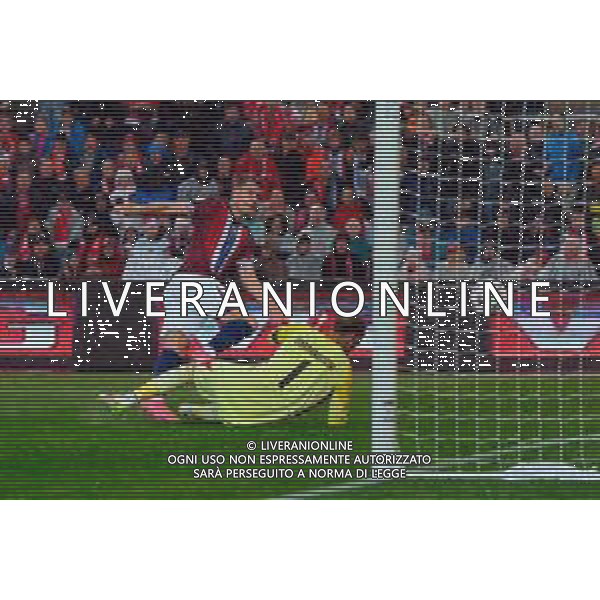 TVEM June 06, 2025 Oslo, Norway - Norway vs Italy - FIFA World Cup 2026 European Qualifier - Ullevaal Stadion. In the pic: Alexander Sorloth of Norway scores a goal of 1-0 ©Emmanuele Mastrodonato - AGENZIA ALDO LIVERANI SAS