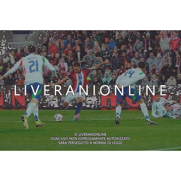 TVEM June 06, 2025 Oslo, Norway - Norway vs Italy - FIFA World Cup 2026 European Qualifier - Ullevaal Stadion. In the pic: Antonio Nusa of Norway scores a goal of 2-0 ©Emmanuele Mastrodonato - AGENZIA ALDO LIVERANI SAS