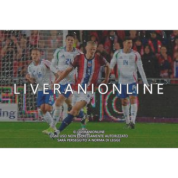 TVEM June 06, 2025 Oslo, Norway - Norway vs Italy - FIFA World Cup 2026 European Qualifier - Ullevaal Stadion. In the pic: Erling Haaland of Norway and Alessandro Bastoni of Italy foto emmanuele mastrodonato-ag aldo liverani sas