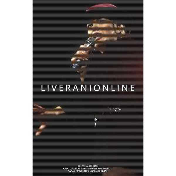 DIAP-RETROSPETTIVA KIM WILDE CANTANTE NELLA FOTO KIM WILDE IN CONCERTO NELL\'ANNO 1988 AG ALDO LIVERANI SAS