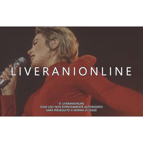 DIAP-RETROSPETTIVA KIM WILDE CANTANTE NELLA FOTO KIM WILDE IN CONCERTO NELL\'ANNO 1988 AG ALDO LIVERANI SAS