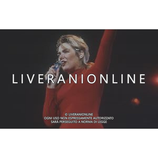 DIAP-RETROSPETTIVA KIM WILDE CANTANTE NELLA FOTO KIM WILDE IN CONCERTO NELL\'ANNO 1988 AG ALDO LIVERANI SAS