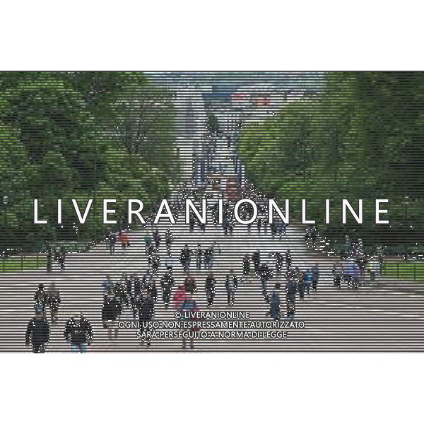 TVRG Panoramiche Oslo nella foto Karl Johans gate vista dal Palazzo Reale Oslo 06-06-2025 Panoramiche e luoghi simbolo della città di Oslo foto Roberto Garavaglia/Agenzia Aldo Liverani sas