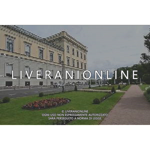 TVRG Panoramiche Oslo nella foto i giardini di Palazzo Reale Oslo 06-06-2025 Panoramiche e luoghi simbolo della città di Oslo foto Roberto Garavaglia/Agenzia Aldo Liverani sas