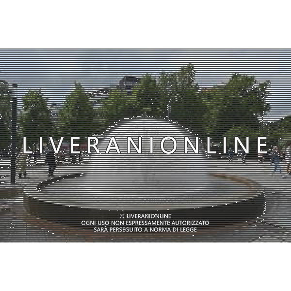 TVRG Panoramiche Oslo nella foto la fontana di Studenterlunden Park nei pressi del Teatro Nazionale Oslo 06-06-2025 Panoramiche e luoghi simbolo della città di Oslo foto Roberto Garavaglia/Agenzia Aldo Liverani sas