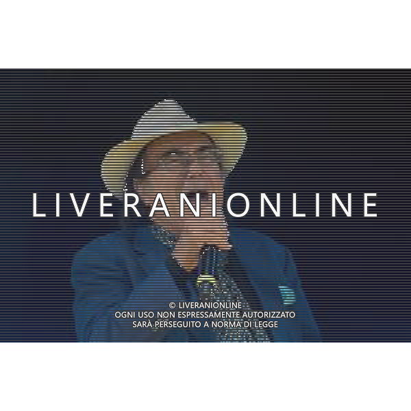 7-6-2025. Concerto di Abano Carrisi a Carbonia (SU), piazza Roma, Sardegna, in occasione della manifestazione il sulcis espone. Foto Salvatore Moi/Agenzia Aldo Liverani s.as. Nella Foto: Albano Carrisi, cantante italiano.