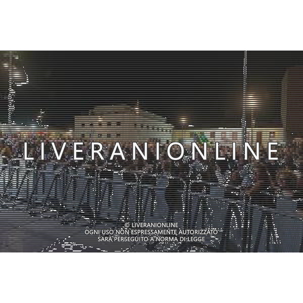 7-6-2025. Concerto di Abano Carrisi a Carbonia (SU), piazza Roma, Sardegna, in occasione della manifestazione il sulcis espone. Foto Salvatore Moi/Agenzia Aldo Liverani s.as. Nella Foto: Pubblico durante conerto Albano Carrisi, cantante italiano.